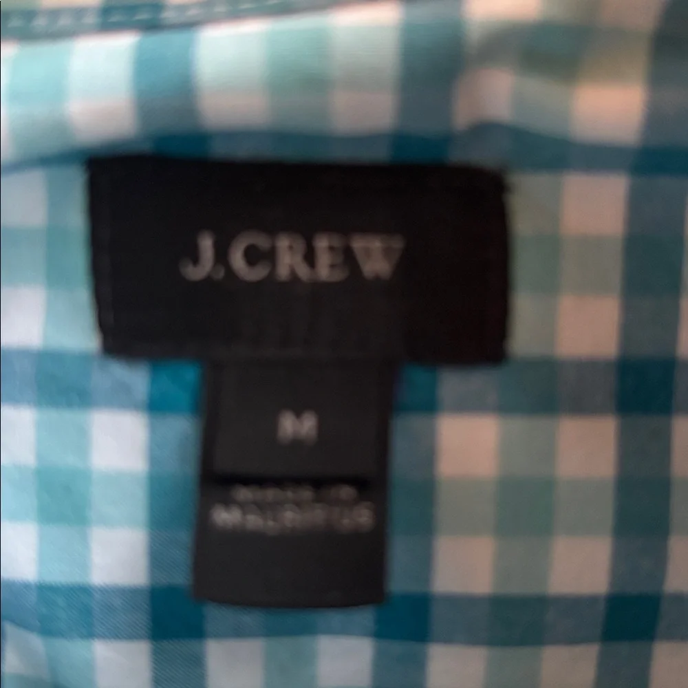 J.Crew Long Sleeve Button down Check